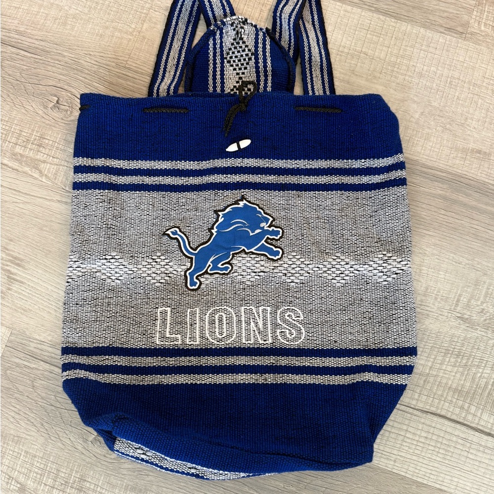 NFL Blue and Gray Lions Women's Bag